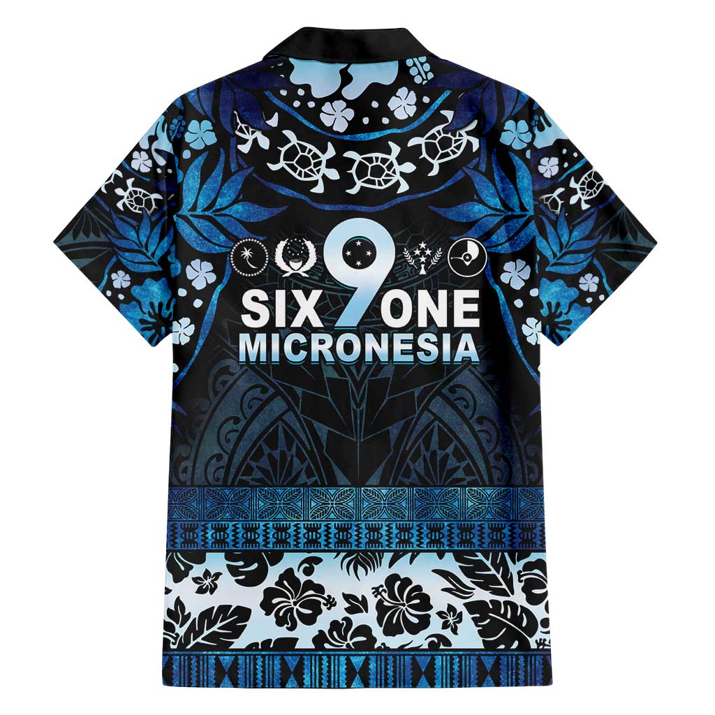 Micronesia FSM 691 Family Matching Off Shoulder Short Dress and Hawaiian Shirt Respect Culture LT05 - Polynesian Pride