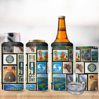 FSM Micronesia Culture 4 in 1 Can Cooler Tumbler LT05 - Polynesian Pride