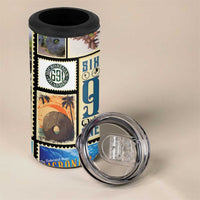FSM Micronesia Culture 4 in 1 Can Cooler Tumbler LT05 - Polynesian Pride