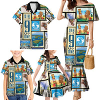FSM Micronesia Culture Family Matching Mermaid Dress and Hawaiian Shirt LT05 - Polynesian Pride