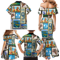 FSM Micronesia Culture Family Matching Mermaid Dress and Hawaiian Shirt LT05 - Polynesian Pride