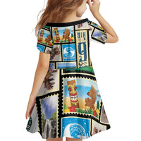 FSM Micronesia Culture Family Matching Off Shoulder Short Dress and Hawaiian Shirt LT05 - Polynesian Pride