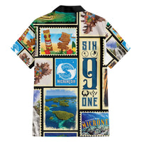 FSM Micronesia Culture Family Matching Short Sleeve Bodycon Dress and Hawaiian Shirt LT05 - Polynesian Pride