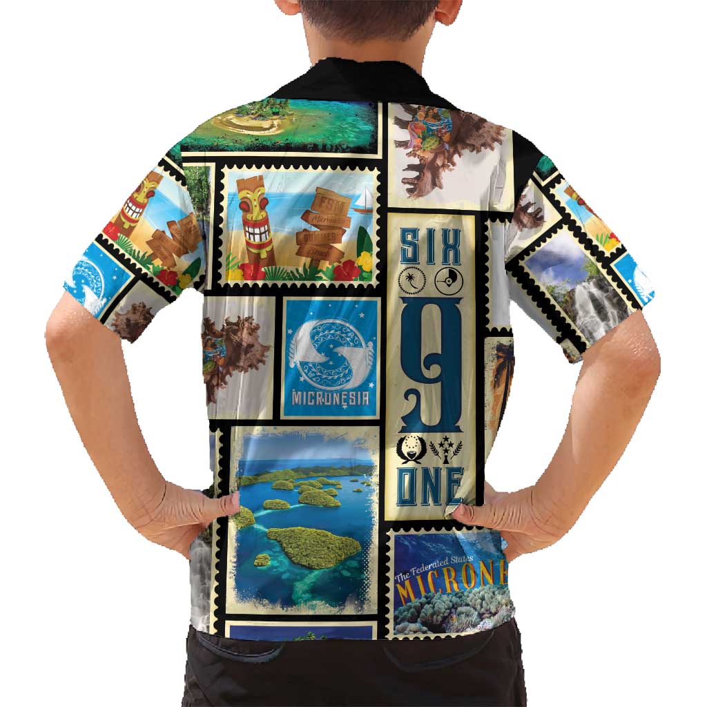 FSM Micronesia Culture Family Matching Summer Maxi Dress and Hawaiian Shirt LT05 - Polynesian Pride