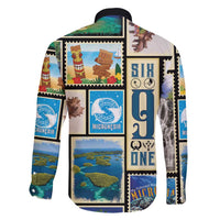 FSM Micronesia Culture Family Matching Summer Maxi Dress and Hawaiian Shirt LT05 - Polynesian Pride