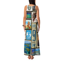 FSM Micronesia Culture Family Matching Tank Maxi Dress and Hawaiian Shirt LT05 - Polynesian Pride