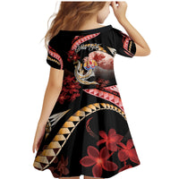 Personalised French Polynesia Victory Day Family Matching Mermaid Dress and Hawaiian Shirt Polynesian Pattern Plumeria LT05 - Polynesian Pride