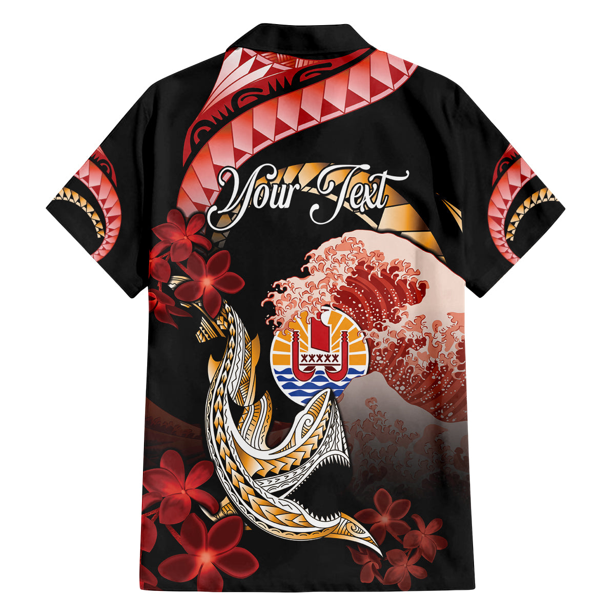 Personalised French Polynesia Victory Day Family Matching Summer Maxi Dress and Hawaiian Shirt Polynesian Pattern Plumeria LT05 - Polynesian Pride