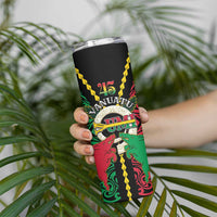 Vanuatu 45th Independence Day Skinny Tumbler Long God Yumi Stanap Wild Boar LT05 - Polynesian Pride