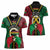 Vanuatu 45th Independence Day Women Polo Shirt Long God Yumi Stanap Wild Boar LT05