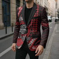 Personalized Hawaii Lahainaluna High School Blazer Tribal Tattoo With Hibiscus Flowers