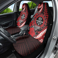 Hawaii Lahainaluna High School Car Seat Cover Tribal Tattoo With Hibiscus Flowers LT05 - Polynesian Pride