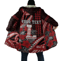 Personalized Hawaii Lahainaluna High School Cloak Tribal Tattoo With Hibiscus Flowers LT05 - Polynesian Pride