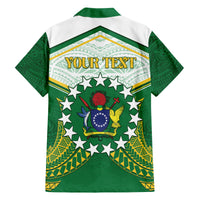 Personalised Cook Islands Ra o te Ui Ariki Family Matching Off The Shoulder Long Sleeve Dress and Hawaiian Shirt Polynesian Pattern LT05 - Polynesian Pride