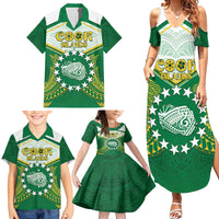 Personalised Cook Islands Ra o te Ui Ariki Family Matching Summer Maxi Dress and Hawaiian Shirt Polynesian Pattern LT05 - Polynesian Pride