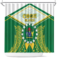 Cook Islands Ra o te Ui Ariki Shower Curtain Polynesian Pattern