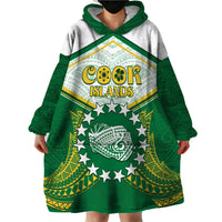 Personalised Cook Islands Ra o te Ui Ariki Wearable Blanket Hoodie Polynesian Pattern LT05 - Polynesian Pride