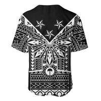 Black Philippines Sun Star Baseball Jersey Igorot Tribal Inspiration