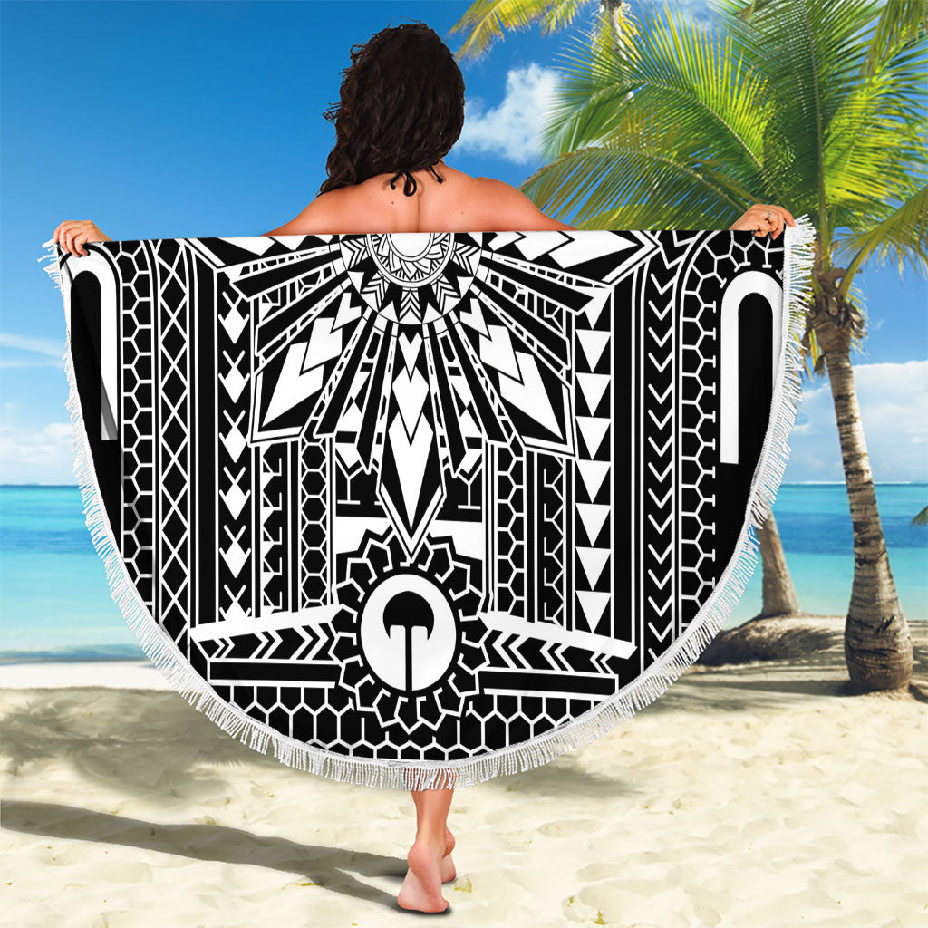 Black Philippines Sun Star Beach Blanket Igorot Tribal Inspiration