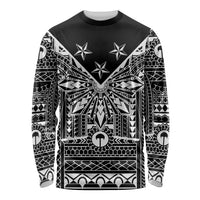 Black Philippines Sun Star Long Sleeve Shirt Igorot Tribal Inspiration
