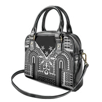 Black Philippines Sun Star Shoulder Handbag Igorot Tribal Inspiration