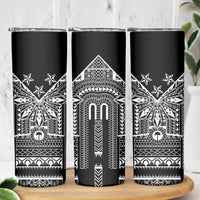 Black Philippines Sun Star Skinny Tumbler Igorot Tribal Inspiration