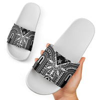 Black Philippines Sun Star Slide Sandals Igorot Tribal Inspiration