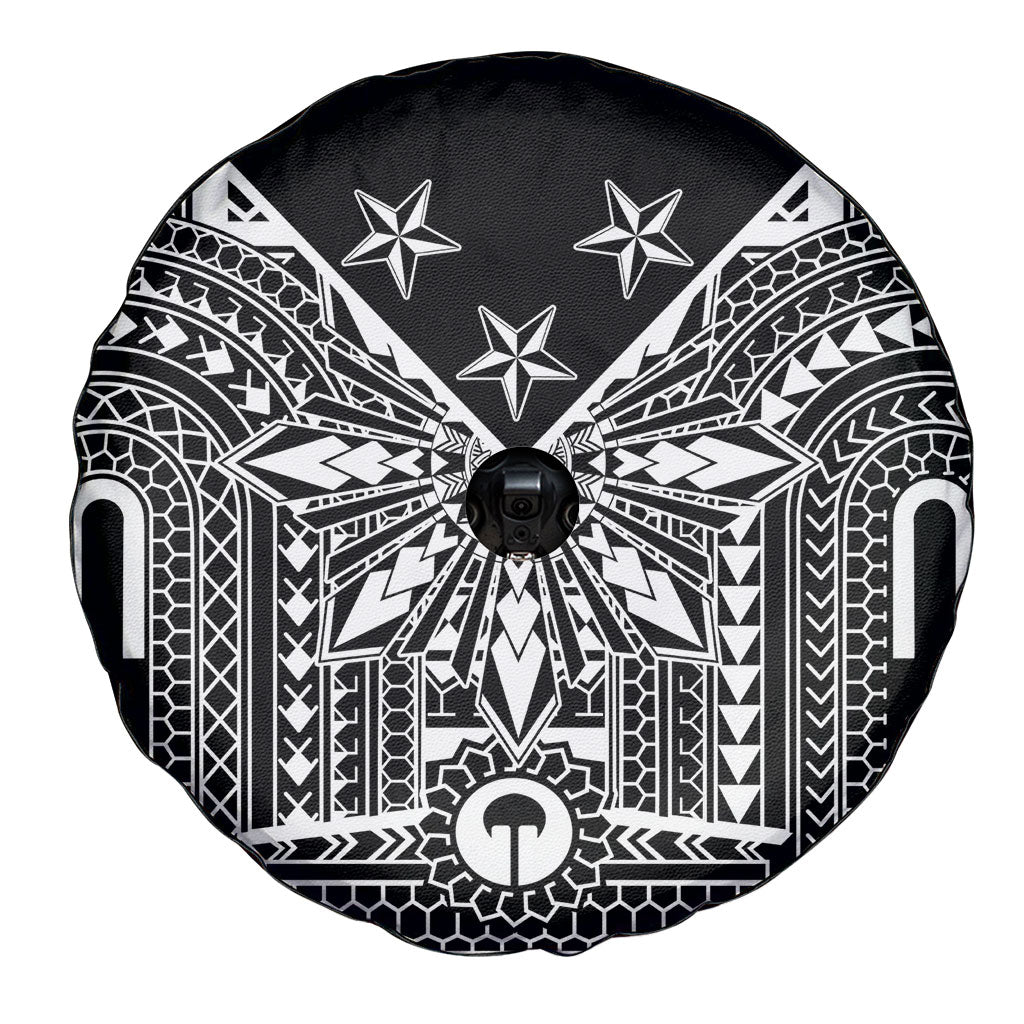 Black Philippines Sun Star Spare Tire Cover Igorot Tribal Inspiration