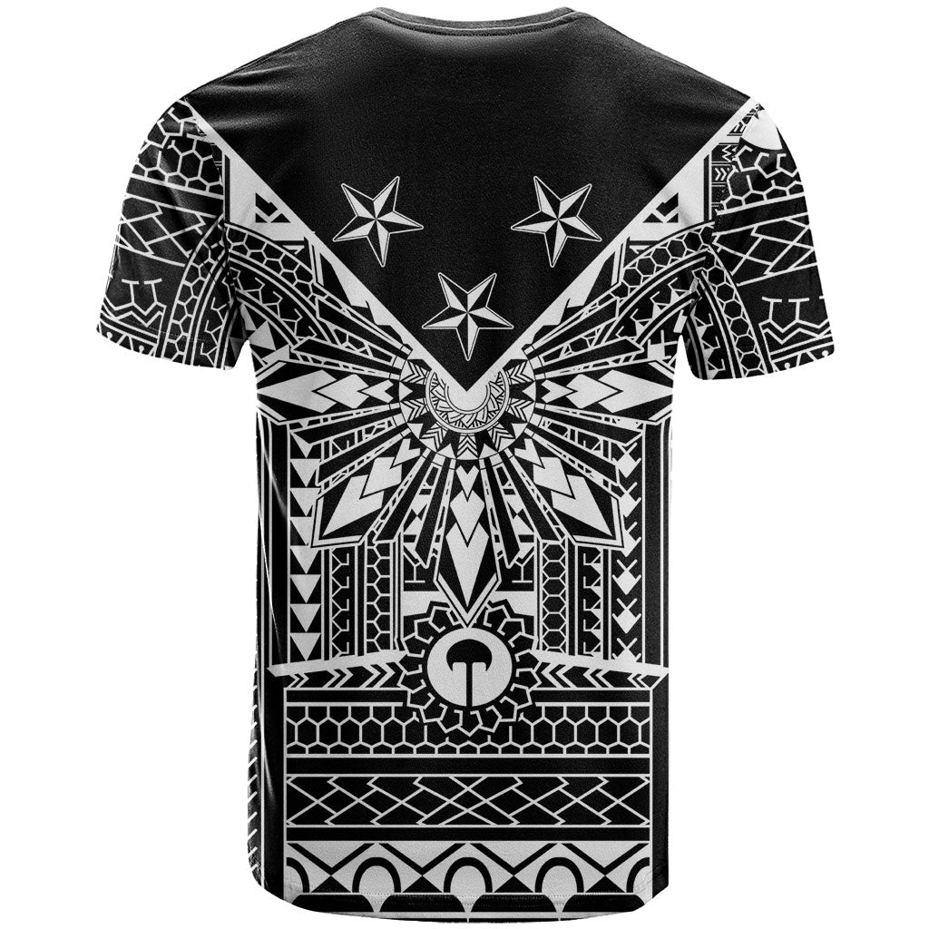 Black Philippines Sun Star T Shirt Igorot Tribal Inspiration