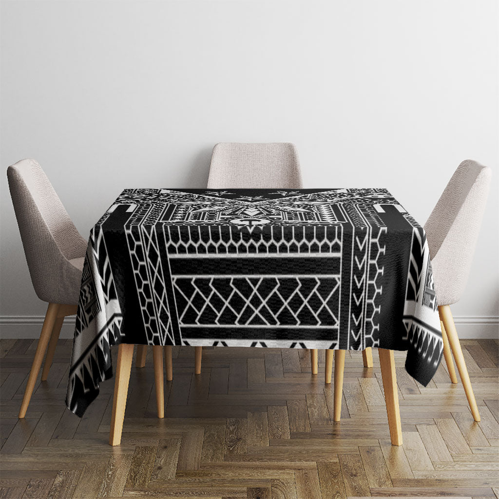 Black Philippines Sun Star Tablecloth Igorot Tribal Inspiration
