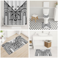 White Philippines Sun Star Bathroom Set Igorot Tribal Inspiration