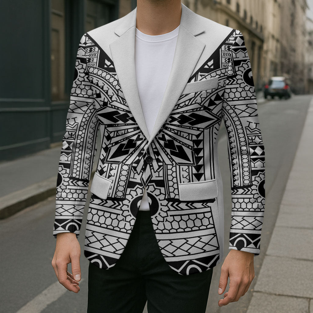 White Philippines Sun Star Blazer Igorot Tribal Inspiration