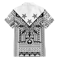 White Philippines Sun Star Family Matching Off Shoulder Maxi Dress and Hawaiian Shirt Igorot Tribal Inspiration LT05 - Polynesian Pride