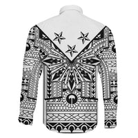 White Philippines Sun Star Family Matching Off Shoulder Short Dress and Hawaiian Shirt Igorot Tribal Inspiration LT05 - Polynesian Pride