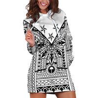White Philippines Sun Star Hoodie Dress Igorot Tribal Inspiration