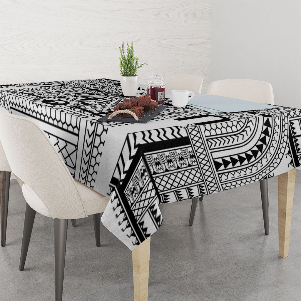 White Philippines Sun Star Tablecloth Igorot Tribal Inspiration