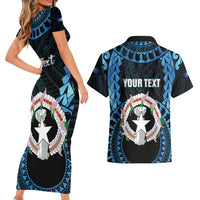 Personalized Northern Mariana Islands 78th Liberation Day Couples Matching Short Sleeve Bodycon Dress and Hawaiian Shirt LT05 - Polynesian Pride