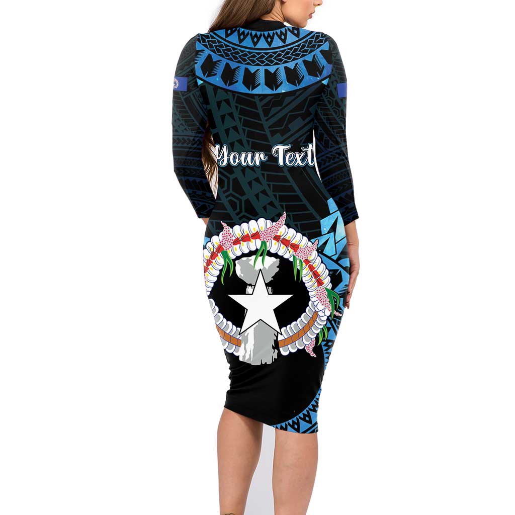Personalized Northern Mariana Islands 78th Liberation Day Family Matching Long Sleeve Bodycon Dress and Hawaiian Shirt LT05 - Polynesian Pride