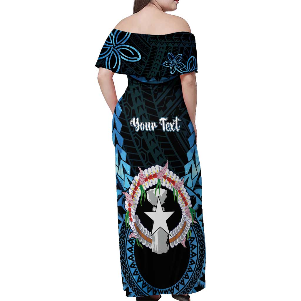 Personalized Northern Mariana Islands 78th Liberation Day Family Matching Off Shoulder Maxi Dress and Hawaiian Shirt LT05 - Polynesian Pride