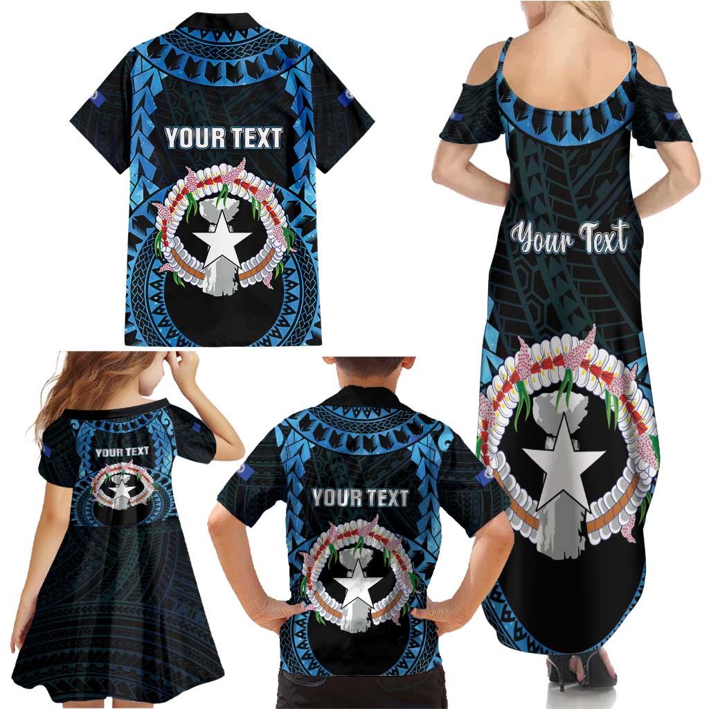 Personalized Northern Mariana Islands 78th Liberation Day Family Matching Summer Maxi Dress and Hawaiian Shirt LT05 - Polynesian Pride