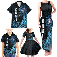 Personalized Northern Mariana Islands 78th Liberation Day Family Matching Tank Maxi Dress and Hawaiian Shirt LT05 - Polynesian Pride