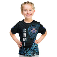 Personalized Northern Mariana Islands 78th Liberation Day Kid T Shirt LT05 Blue - Polynesian Pride