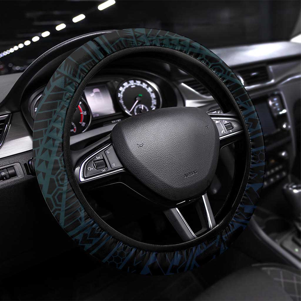 Northern Mariana Islands 78th Liberation Day Steering Wheel Cover LT05 Universal Fit Blue - Polynesian Pride