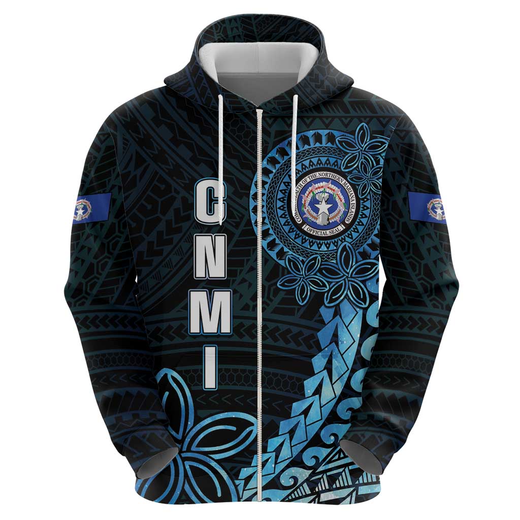 Personalized Northern Mariana Islands 78th Liberation Day Zip Hoodie LT05 - Polynesian Pride