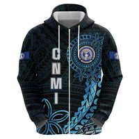 Personalized Northern Mariana Islands 78th Liberation Day Zip Hoodie LT05 - Polynesian Pride
