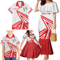 Custom Tonga Rugby 2024 Pacific Family Matching Mermaid Dress and Hawaiian Shirt Go Ikale Tahi LT05 - Polynesian Pride