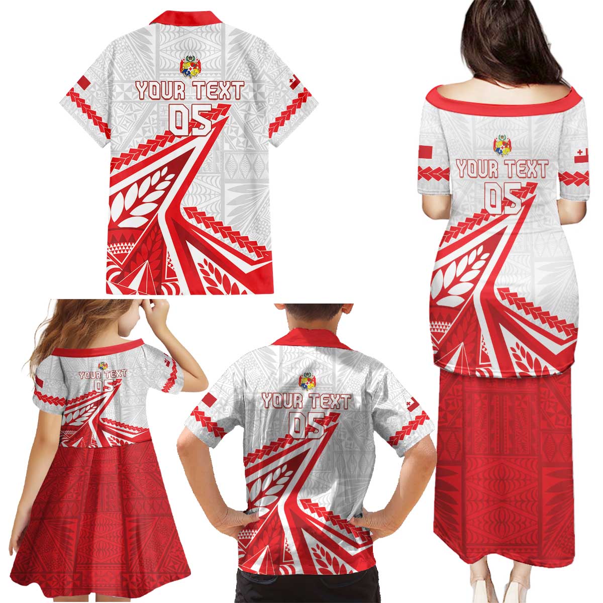Custom Tonga Rugby 2024 Pacific Family Matching Puletasi and Hawaiian Shirt Go Ikale Tahi LT05 - Polynesian Pride