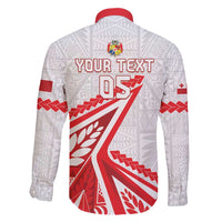 Custom Tonga Rugby 2024 Pacific Family Matching Short Sleeve Bodycon Dress and Hawaiian Shirt Go Ikale Tahi LT05 - Polynesian Pride