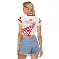 Custom Tonga Rugby 2024 Pacific Raglan Cropped T Shirt Go Ikale Tahi LT05 - Polynesian Pride
