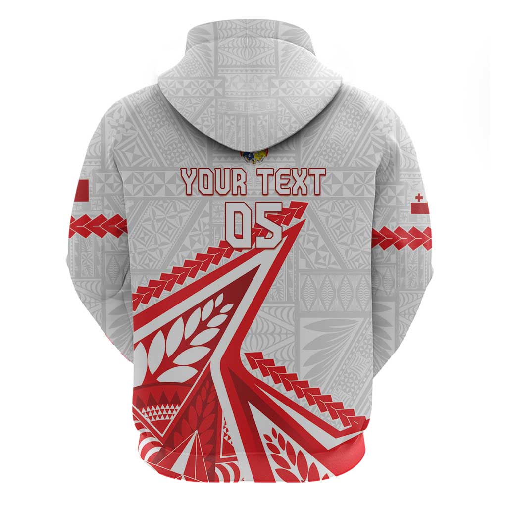 Custom Tonga Rugby 2024 Pacific Zip Hoodie Go Ikale Tahi LT05 - Polynesian Pride